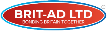 BRIT-AD Ltd logo featuring the tagline Bonding Britain Together.